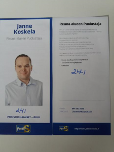 Kuntavaaliesitteeni. 